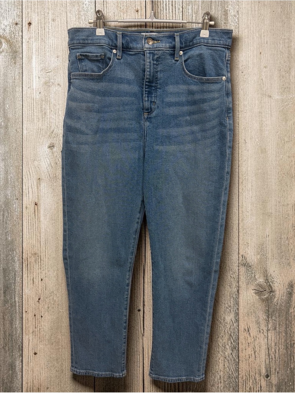 Loft High-Rise Women's Blue Denim Jeans - Classic Stretch